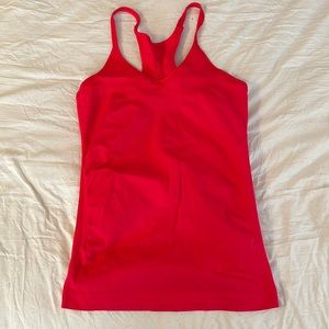 Pink workout tank top